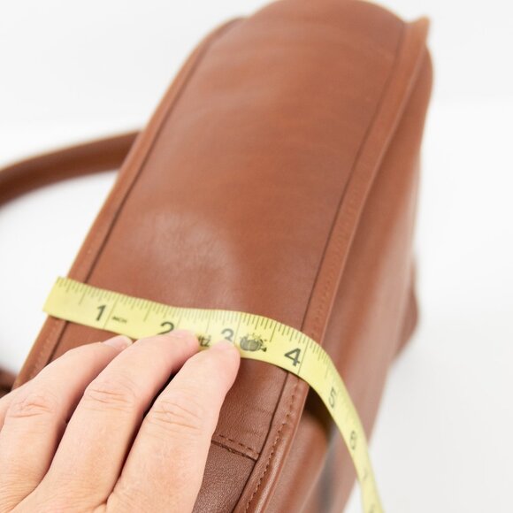 Vintage Coach Taft Bag 9980 Leather Purse Crossbody Bag British Tan EUC - Picture 11 of 12